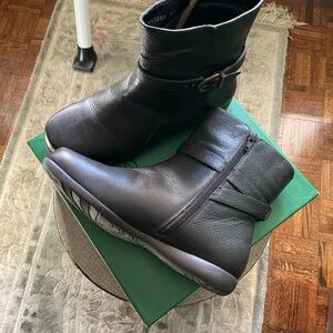 Ros HOMMERSON BROWN ANKLE BOOTS